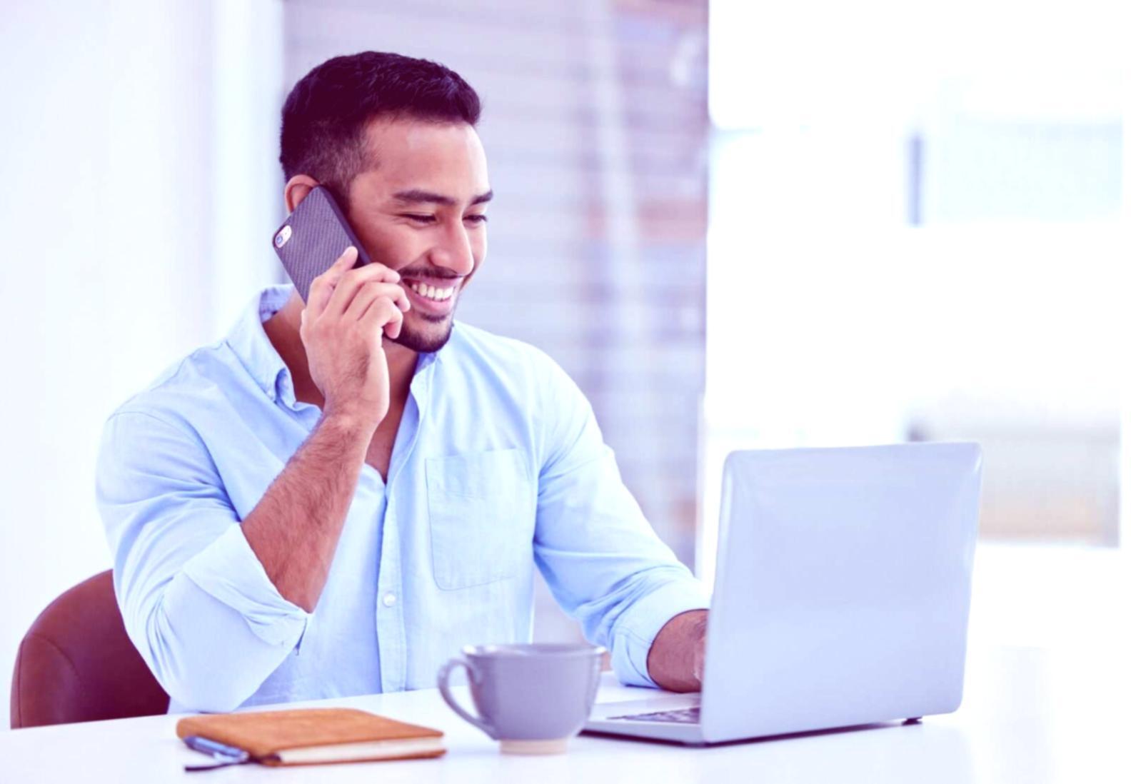 Business owner reviewing customized working capital dashboard on tablet
